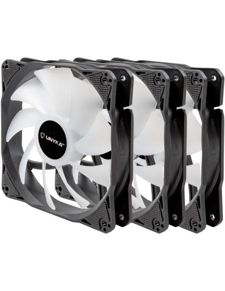 Unyka Aquastorm 360 ARGB Kit de Refrigeración Líquida 360mm Negro