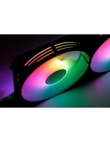 Abysm Arclight 2.0 ARGB Pack 3 Ventiladores 120 mm PWM Negros