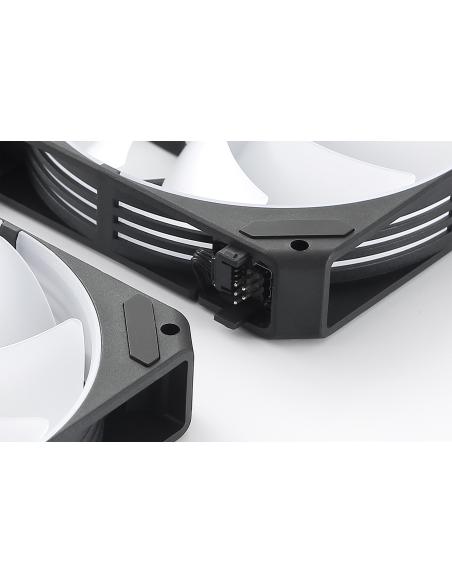 Abysm Arclight 2.0 ARGB Pack 3 Ventiladores 120 mm PWM Negros