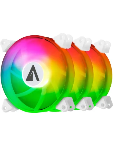 Abysm Gaming Arclight Pack 3 Ventiladores ARGB 120 mm Blancos