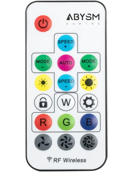 Abysm Gaming Arclight Pack 3 Ventiladores ARGB 120 mm Blancos