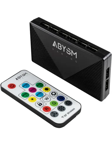Abysm Gaming Arclight Pack 3 Ventiladores ARGB 120 mm Blancos