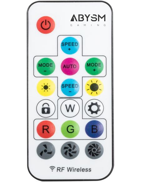 Abysm Gaming Arclight Pack 5 Ventiladores ARGB 120 mm Blancos