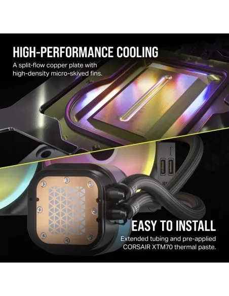 Corsair iCUE LINK H170i RGB AIO Kit de Refrigeración Líquida
