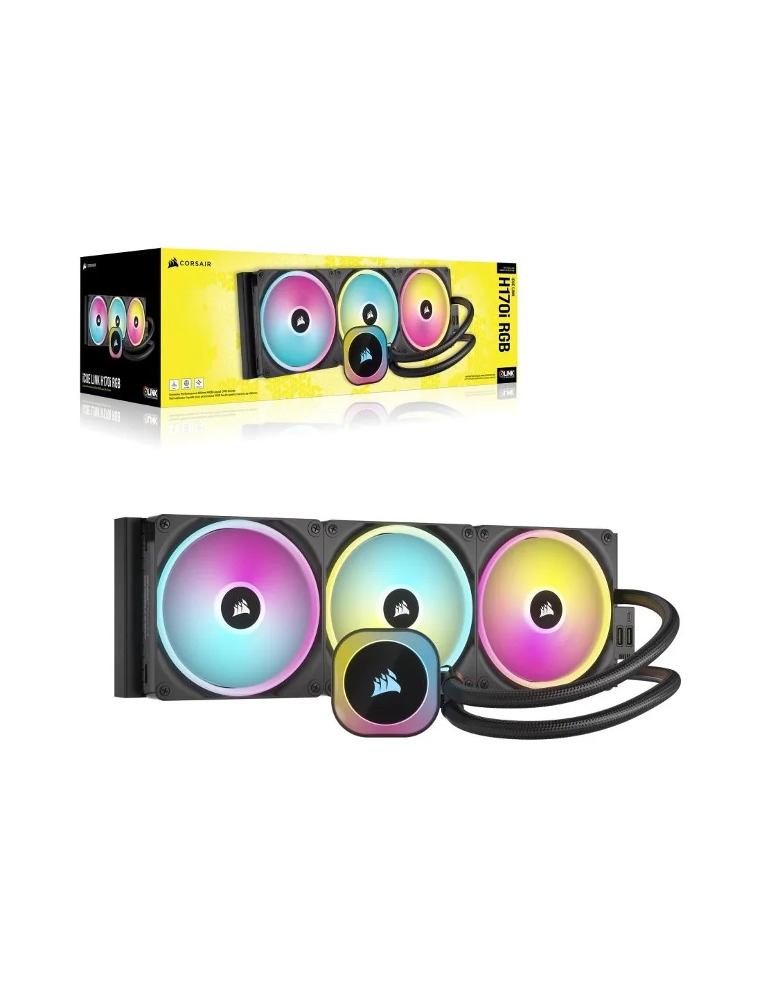 Corsair iCUE LINK H170i RGB AIO Kit de Refrigeración Líquida