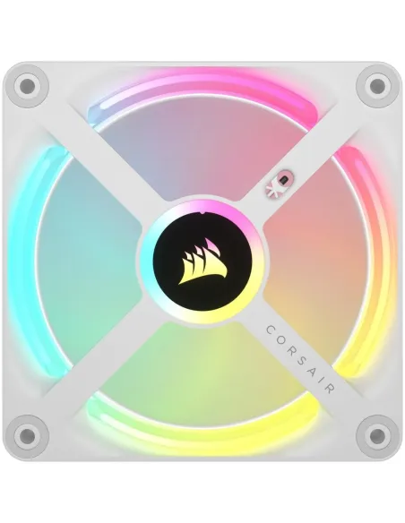 Corsair ICUE Link QX120 RGB 3x Kit de Expansión de Ventilador PWM 120mm Blanco