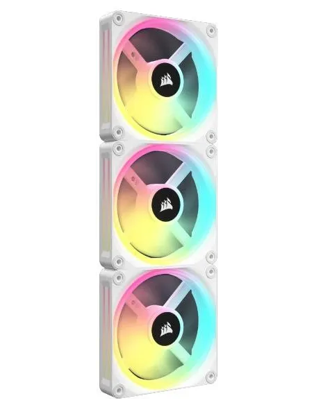 Corsair ICUE Link QX120 RGB 3x Kit de Expansión de Ventilador PWM 120mm Blanco