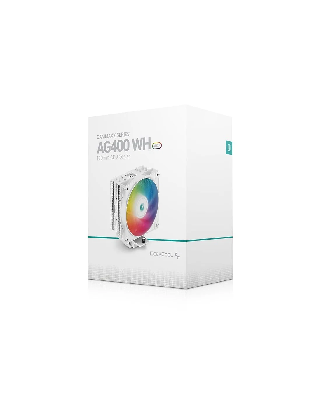 DeepCool AG400 WH ARGB Ventilador CPU 120mm Blanco