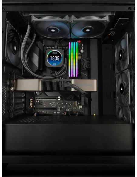 Corsair AF120 SLIM Ventilador con Rodamiento Dinámico Líquido PWM 120mm Negro