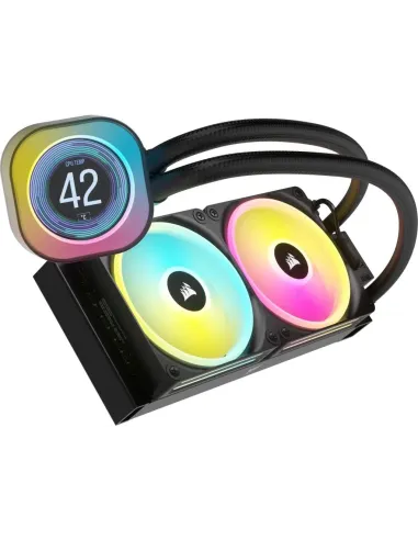 Corsair iCUE LINK H100i LCD Kit de Refrigeración Líquida 240mm Negro