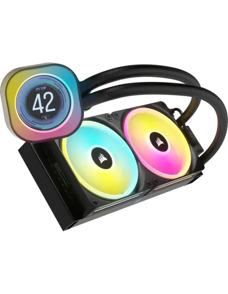 Corsair iCUE LINK H100i LCD Kit de Refrigeración Líquida 240mm Negro