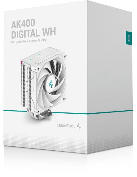 DeepCool AK400 Digital Ventilador CPU 120mm Blanco