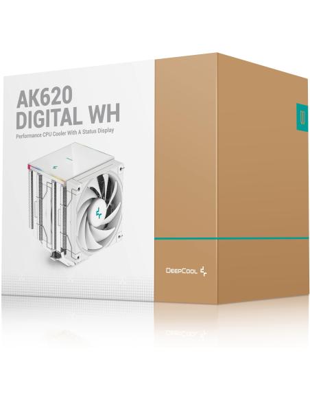 DeepCool AK620 Digital Ventilador CPU 120mm Blanco