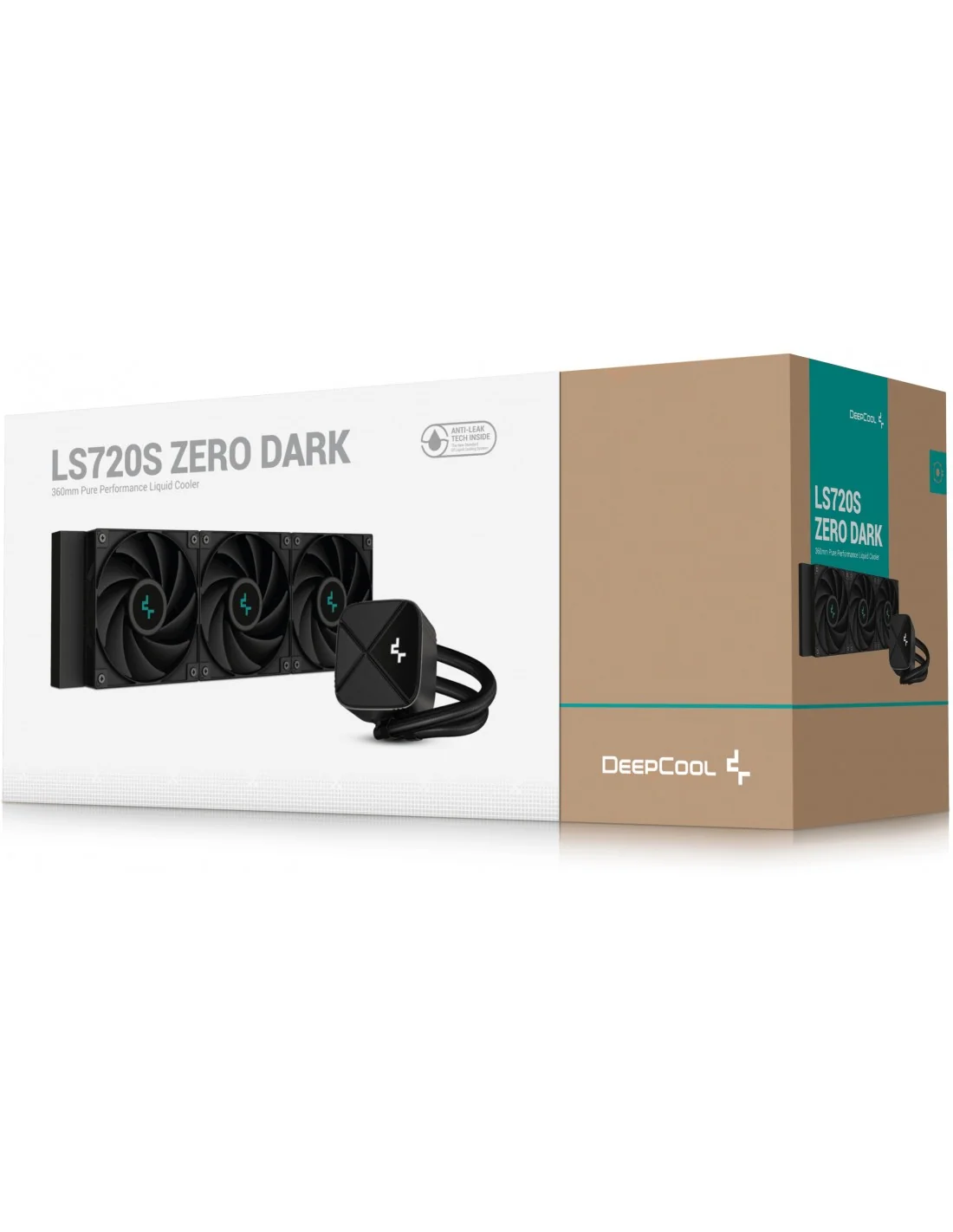 DeepCool LS720S Zero Dark Kit De Refrigeración Líquida 360mm Negra