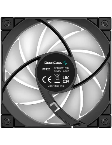 DeepCool FC120 PWM RGB Ventilador 120mm Negro