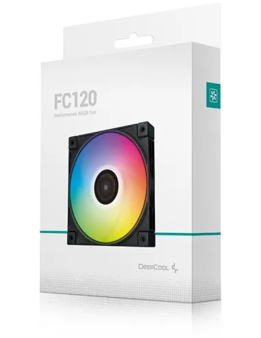 DeepCool FC120 PWM RGB Ventilador 120mm Negro