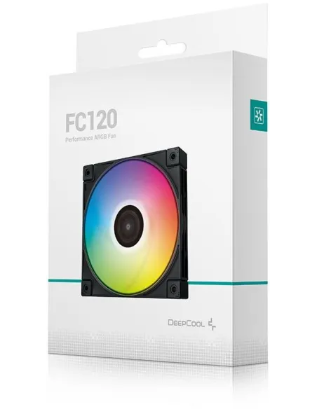 DeepCool FC120 PWM RGB Ventilador 120mm Negro