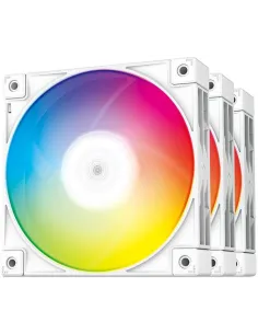 DeepCool FC120 Kit 3 Ventiladores RGB 120mm Blancos