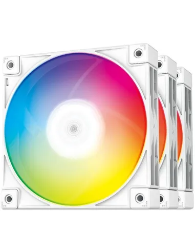 DeepCool FC120 Kit 3 Ventiladores RGB 120mm Blancos