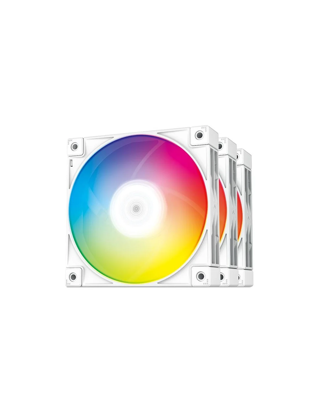 DeepCool FC120 Kit 3 Ventiladores RGB 120mm Blancos