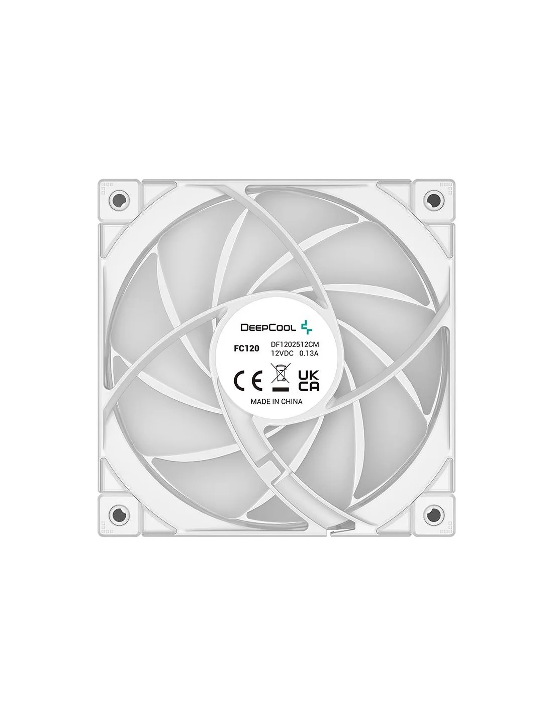 DeepCool FC120 Kit 3 Ventiladores RGB 120mm Blancos