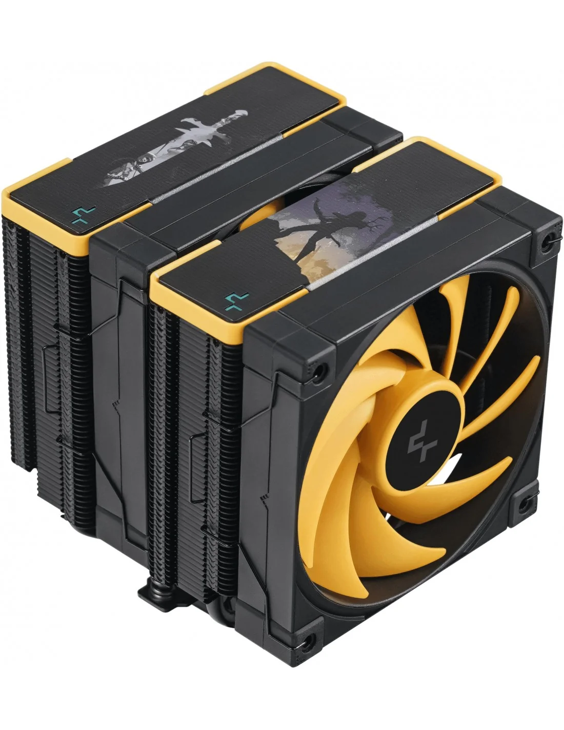 DeepCool AK620 Zero Dark Zoria Ventilador CPU 120mm Negro/Amarillo