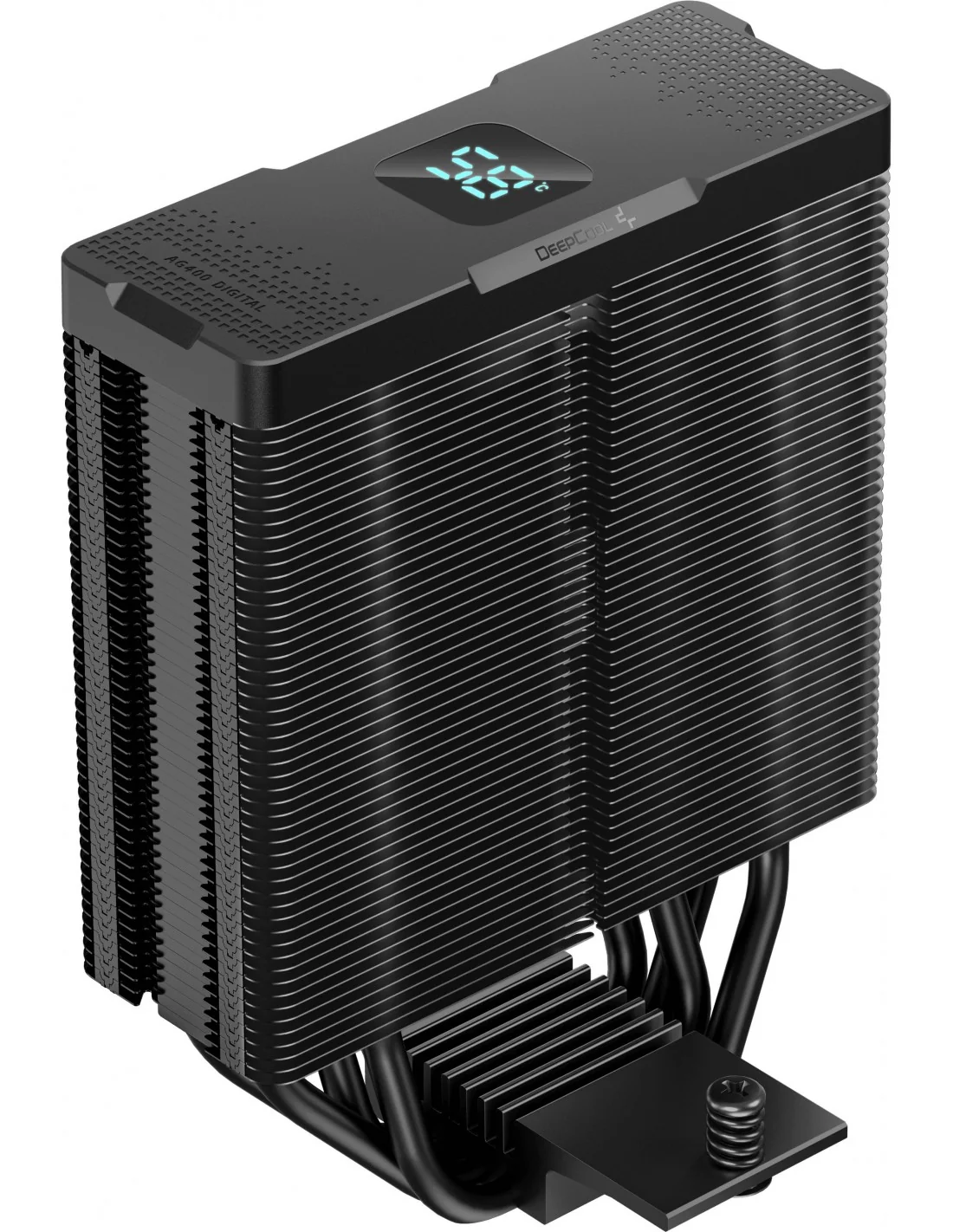 DeepCool AG400 Digital Plus ARGB Ventilador CPU 120mm Negro