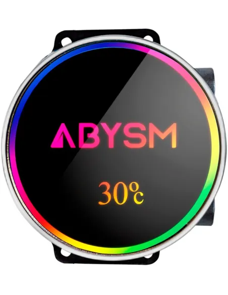 Abysm Gaming Artic 360 ARGB Kit de Refrigeración Líquida 360mm Con Display Blanca