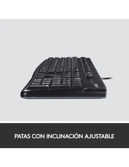 Logitech K120 Teclado con Cable USB Negro
