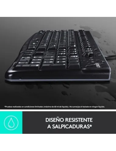 Logitech K120 Teclado con Cable USB Negro