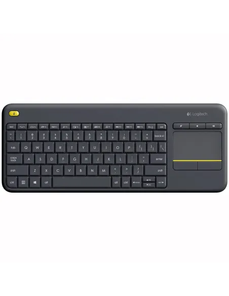 Logitech K400+ Teclado Inalámbrico con Touchpad Negro