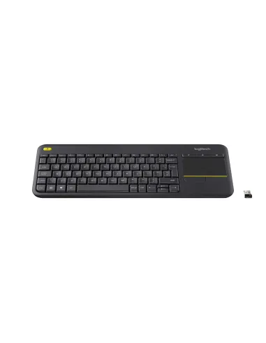 Logitech K400+ Teclado Inalámbrico con Touchpad Negro