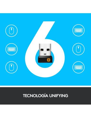 Logitech K400+ Teclado Inalámbrico con Touchpad Negro