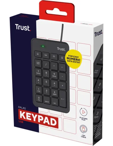 Trust Xalas Teclado Numérico Negro