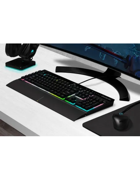 Corsair K55 RGB PRO XT Teclado Gaming Retroiluminado Negro