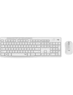Logitech 920-009822 MK295 Silent Wireless Combo de Ratón y Teclado Inalámbricos Blanco-TECL53623