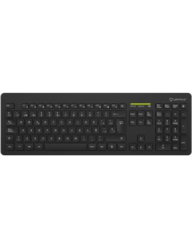 UNYKAch MK212 PRO Slim Wireless Kit Teclado + Ratón Inalámbricos Negros