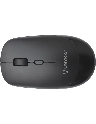 UNYKAch MK212 PRO Slim Wireless Kit Teclado + Ratón Inalámbricos Negros