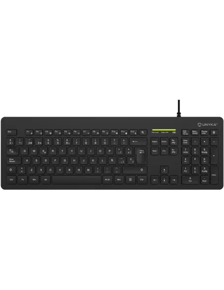 UNYKAch MK211 PRO Slim Kit Teclado + Ratón Ultradelgados y Ergonómicos Negros