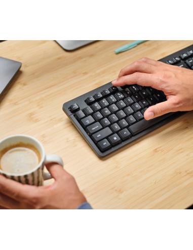 Trust TKM-360 Kit Teclado Inalámbrico + Ratón Inalámbricos 1600DPI Negros