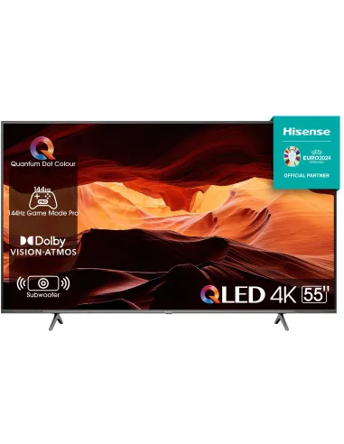 Hisense TV 55E7KQ PRO 55" QLED 4K Dolby Vision Smart TV