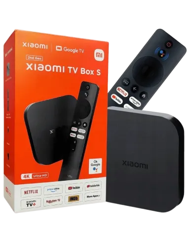 Xiaomi TV Box S 2nd Gen UltraHD 4K 8GB WiFi Negro