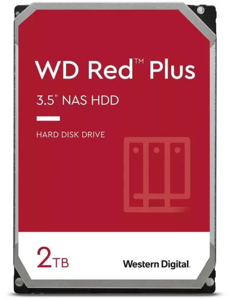 Western Digital Red Plus NAS 2TB 3.5" SATA 3