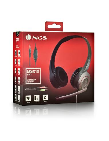 NGS AURICULAR CON MICROFONO AJUST JACK MSX10PRO