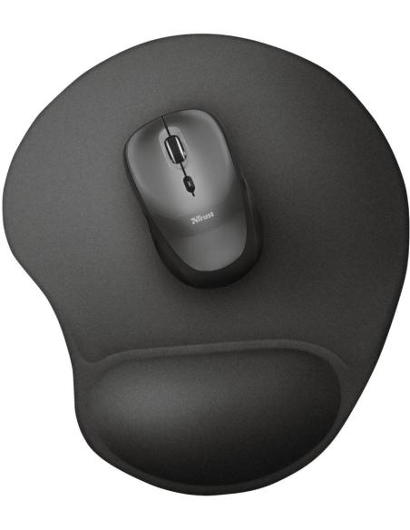 Trust Bigfoot Alfombrilla Ergonómica Negra