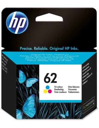 HP 62 Cartucho de Tinta Tricolor Cian/Magenta/Amarillo