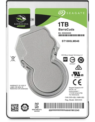 Seagate BarraCuda 2.5" 1TB SATA3