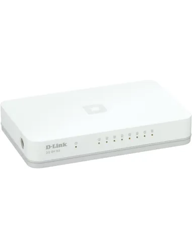 D-Link GO-SW-8G Switch Plástico 8 Puertos Gigabit 10/100/1000 Mbps