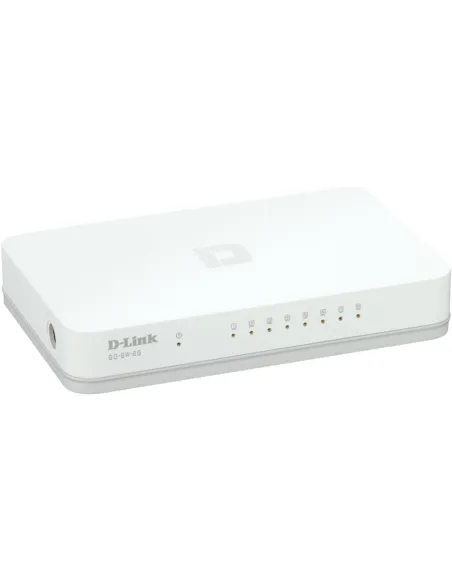 D-Link GO-SW-8G Switch Plástico 8 Puertos Gigabit 10/100/1000 Mbps