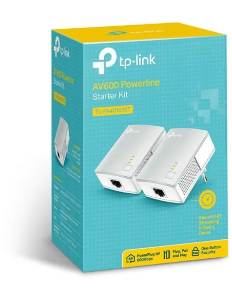 TP-Link TL-PA4010 KIT PLC Powerline Red Eléctrica AV600